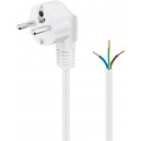 C&acirc;ble &agrave; contact de protection coud&eacute; &agrave; confectionner, 2 m, blanc