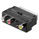 Adaptateur P&eacute;ritel vers audio composite vid&eacute;o et S-vid&eacute;o, IN/OUT