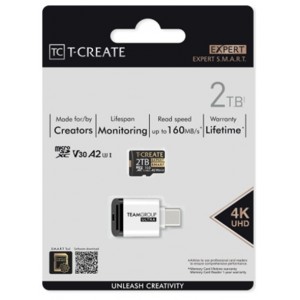 T-CREATE  S.M.A.R.T. MicroSDXC Card Memory Card 2TB